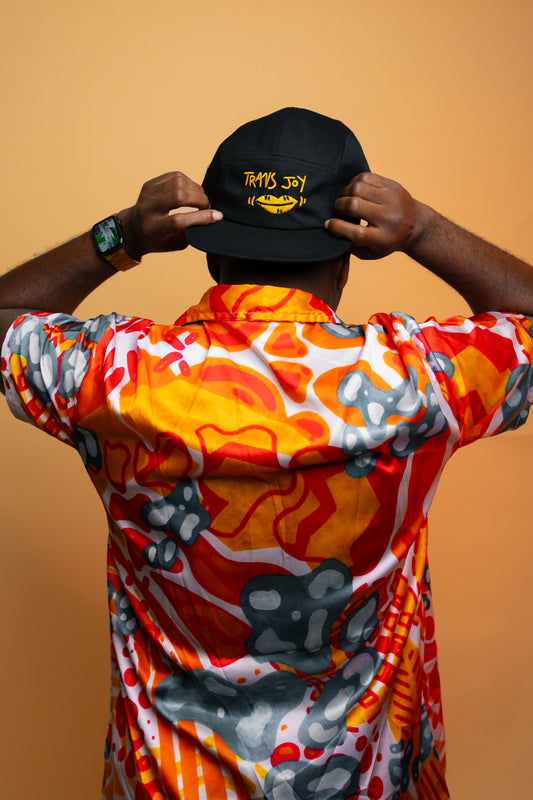 The Blobs Printed Button Up