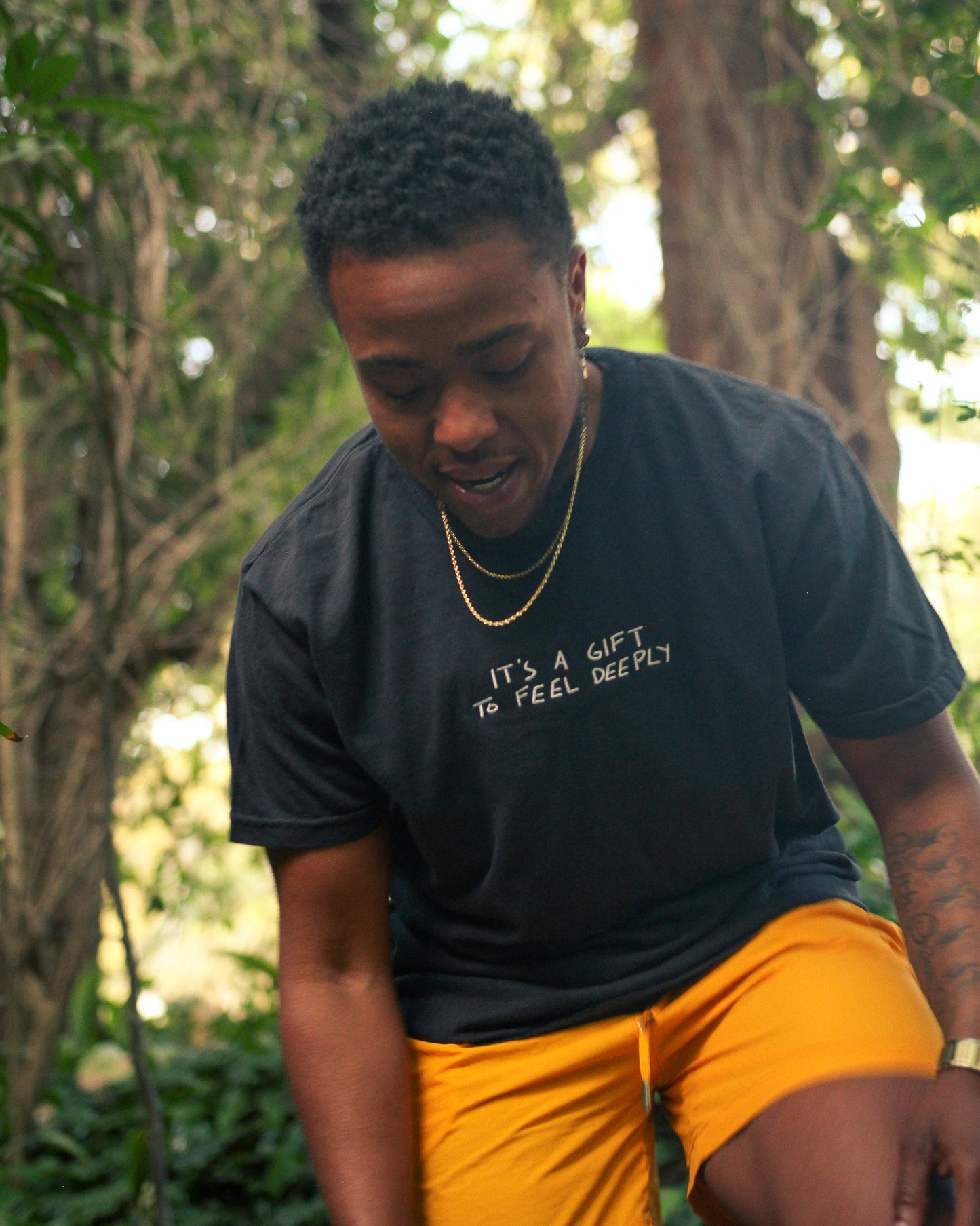 It's a Gift to Feel Deeply Embroidery Shirt