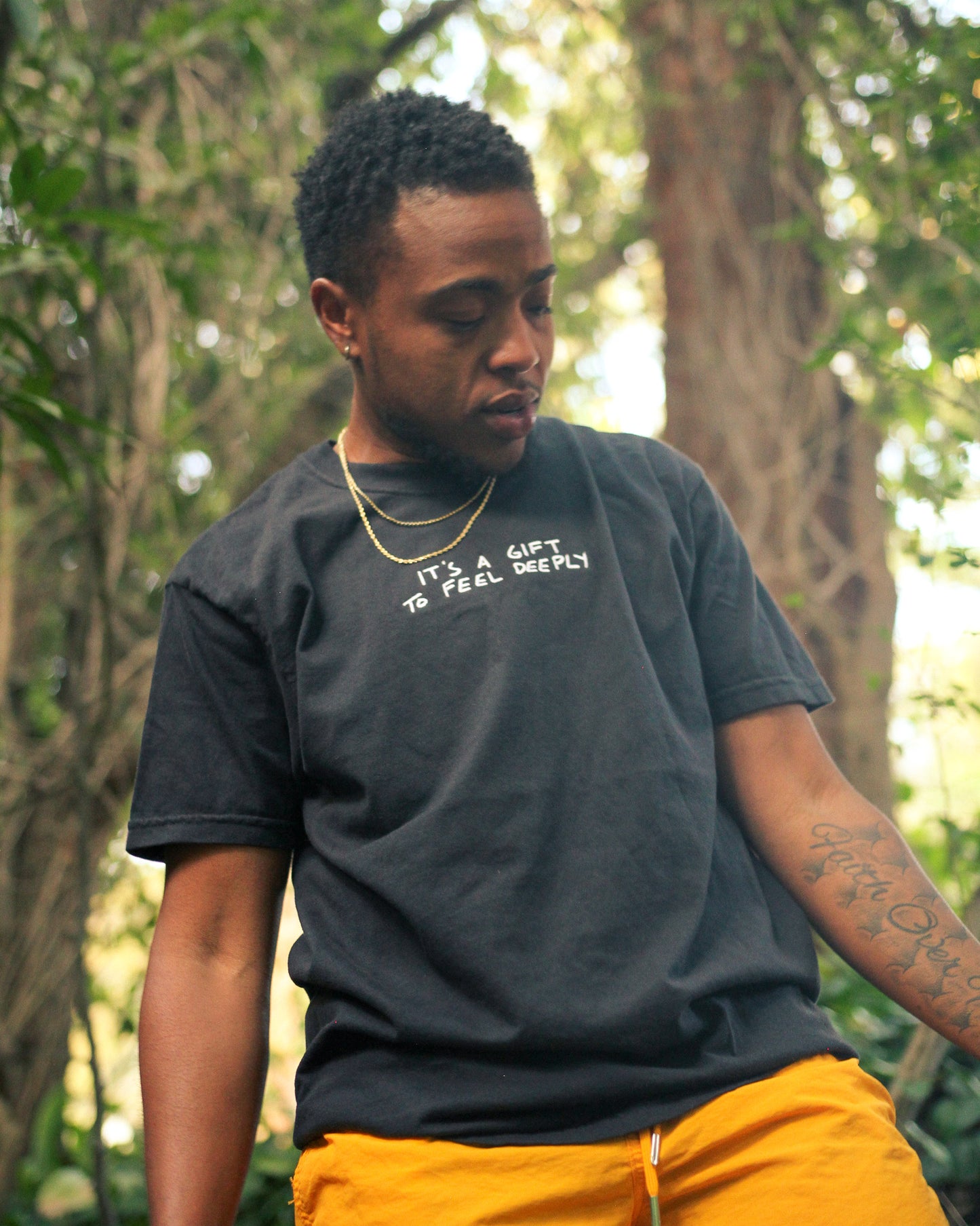 It's a Gift to Feel Deeply Embroidery Shirt