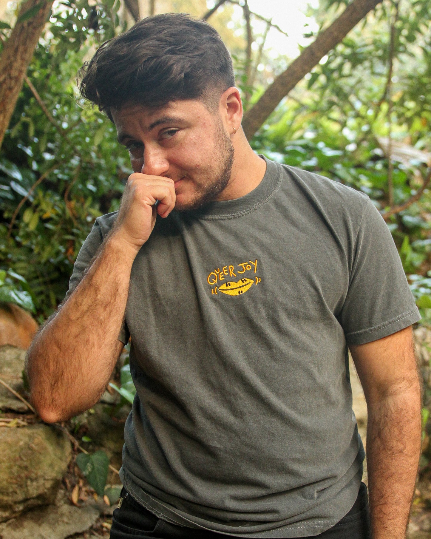 Queer Joy Embroidery Shirt