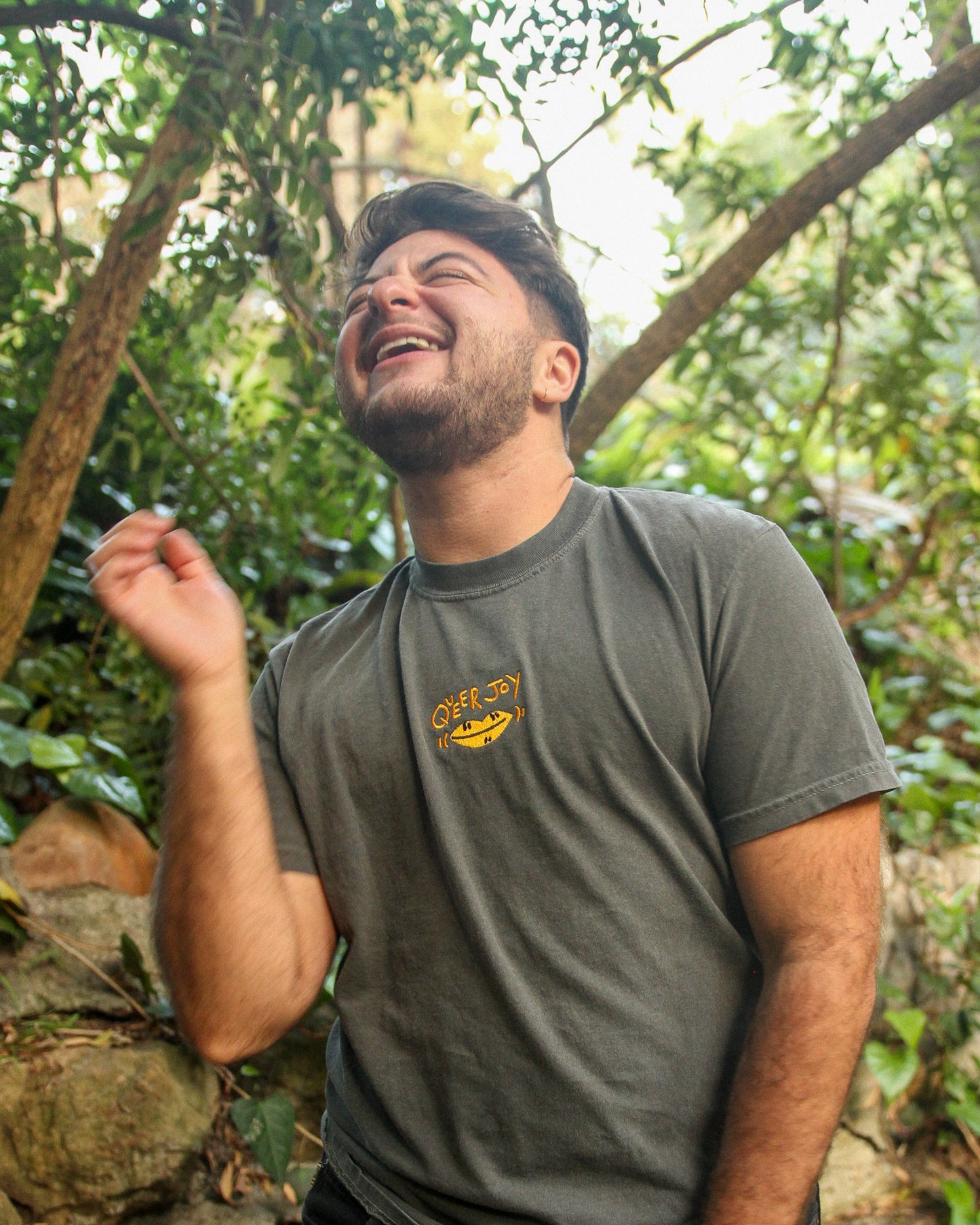 Queer Joy Embroidery Shirt