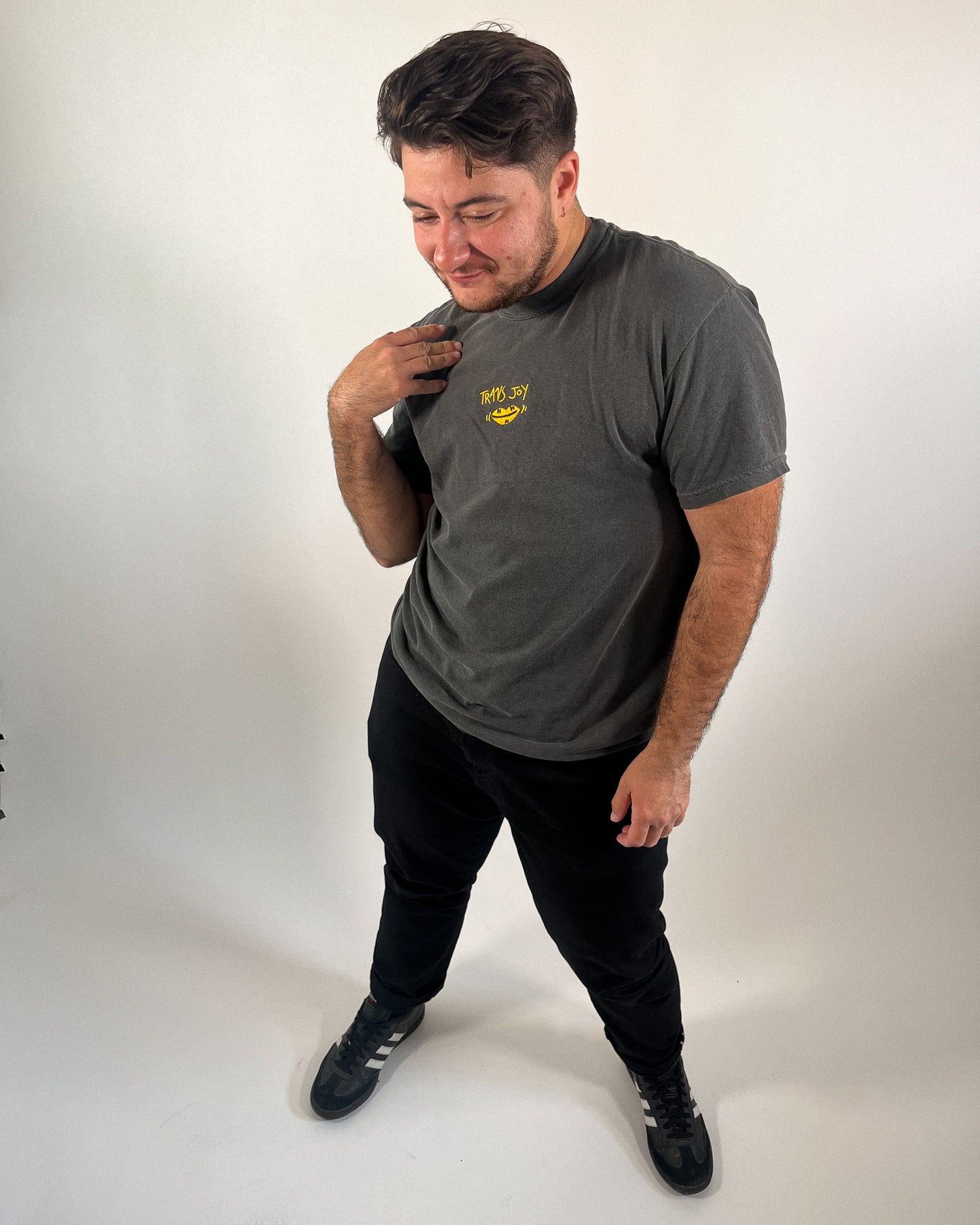 Trans Joy Embroidery Shirt