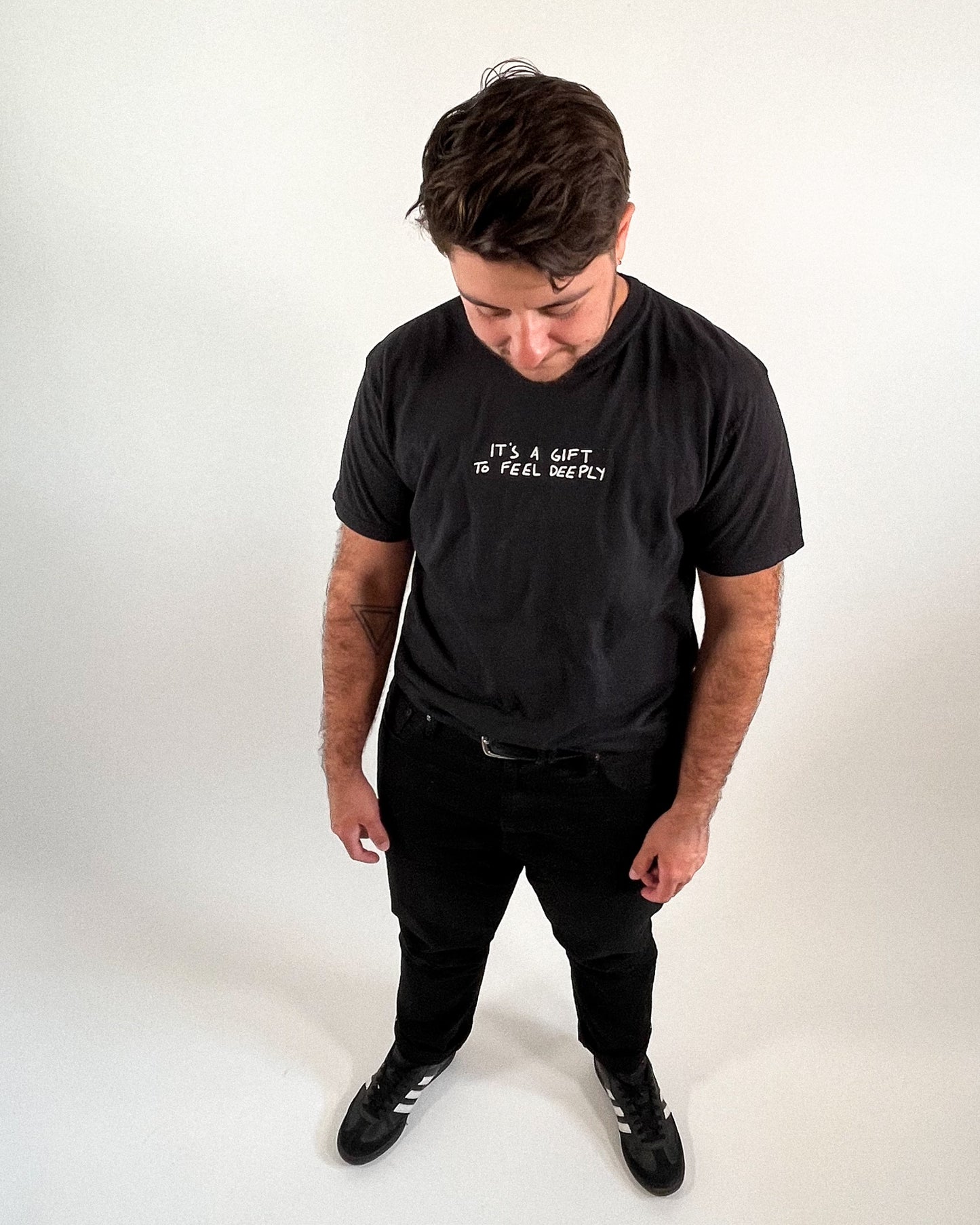 It's a Gift to Feel Deeply Embroidery Shirt