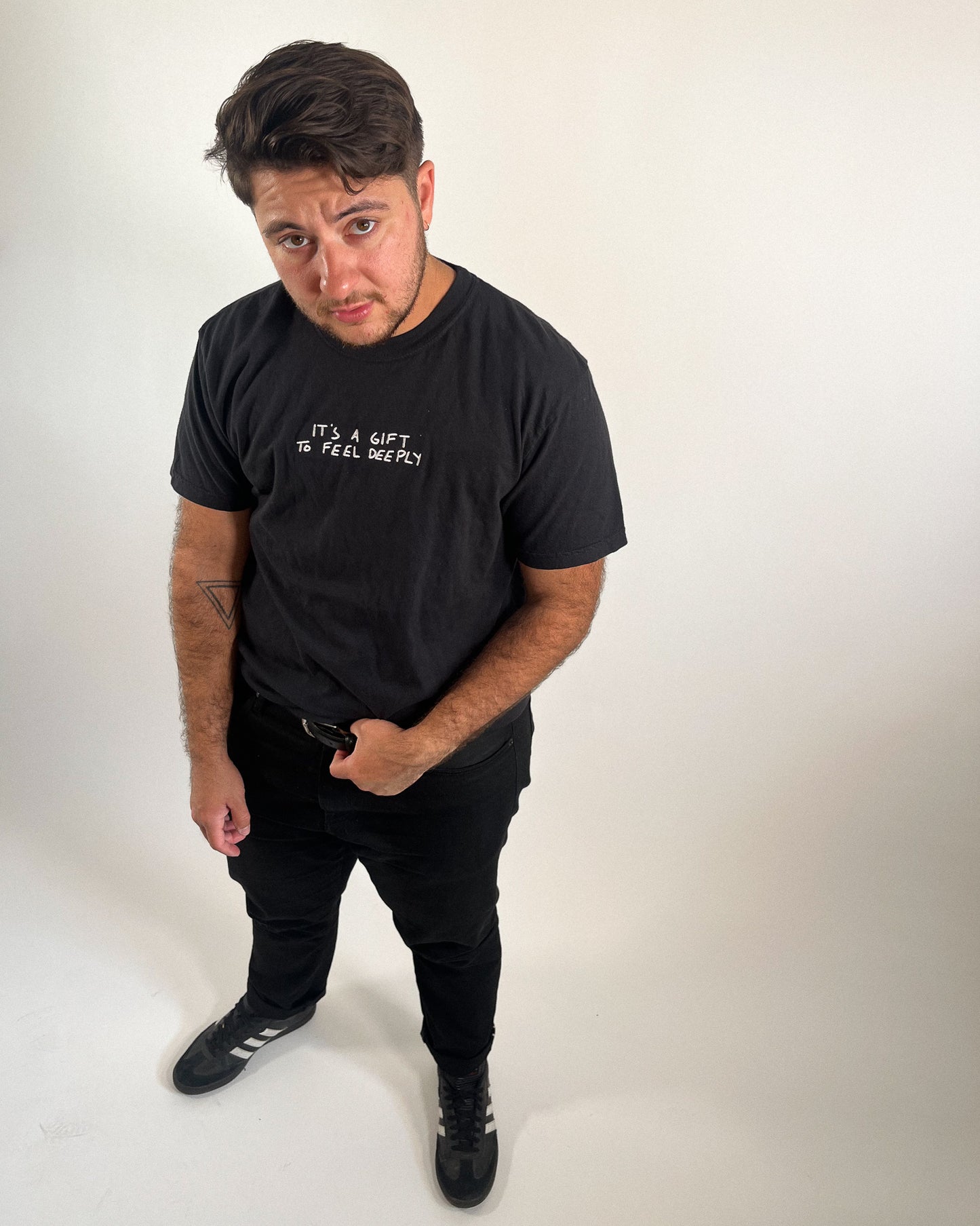 It's a Gift to Feel Deeply Embroidery Shirt