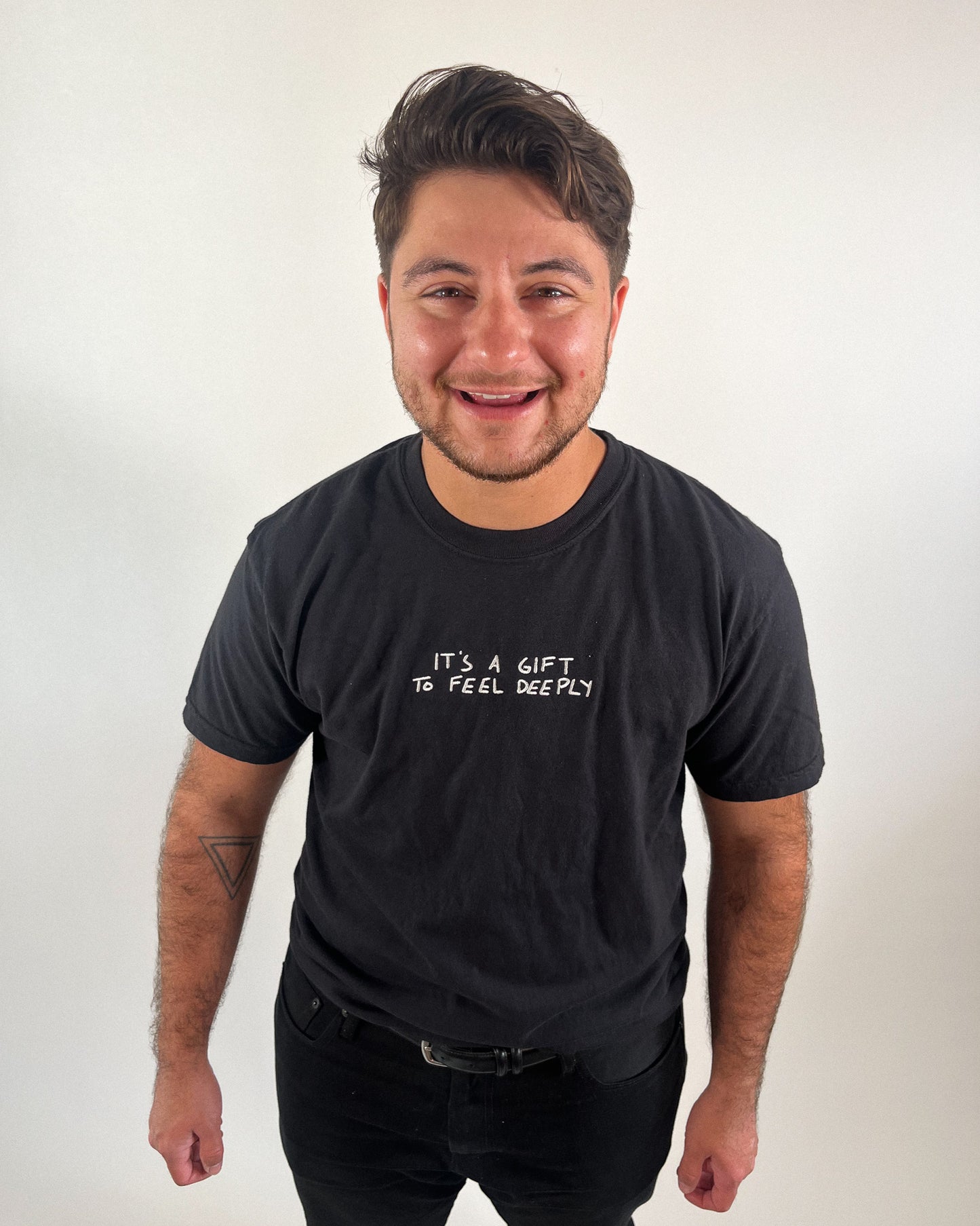 It's a Gift to Feel Deeply Embroidery Shirt