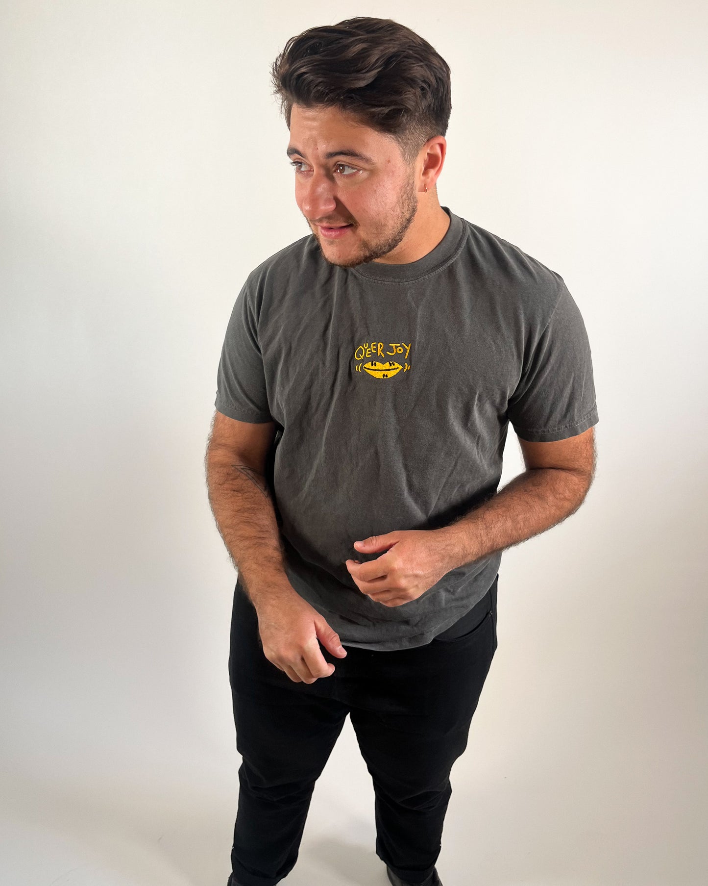 Queer Joy Embroidery Shirt