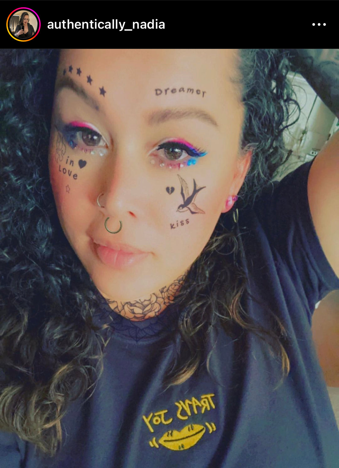 Trans Joy Embroidery Shirt