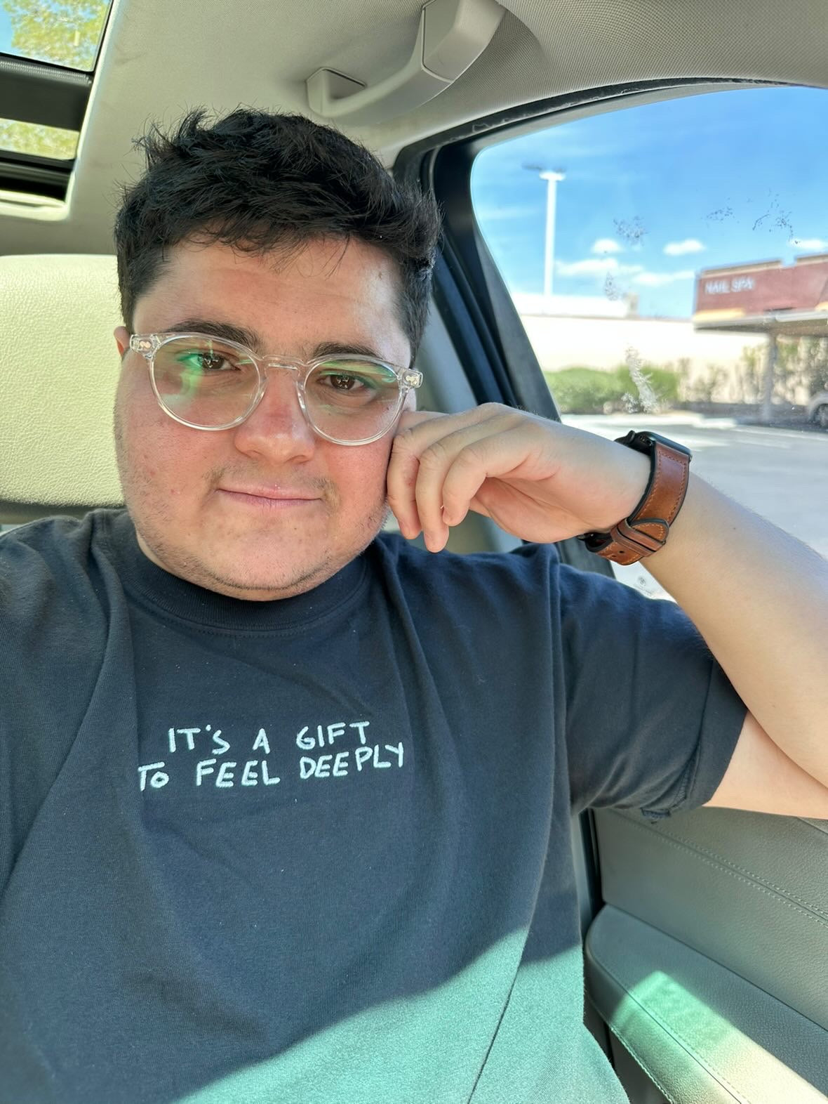 It's a Gift to Feel Deeply Embroidery Shirt