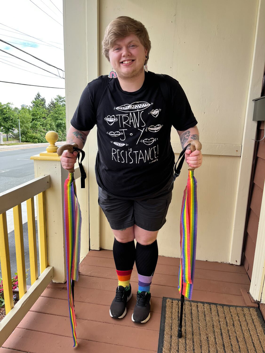 TRANS JOY IS RESISTANCE SHIRT