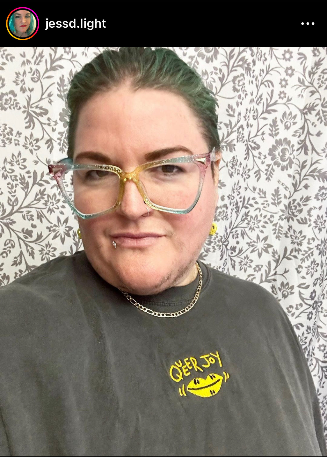 Queer Joy Embroidery Shirt