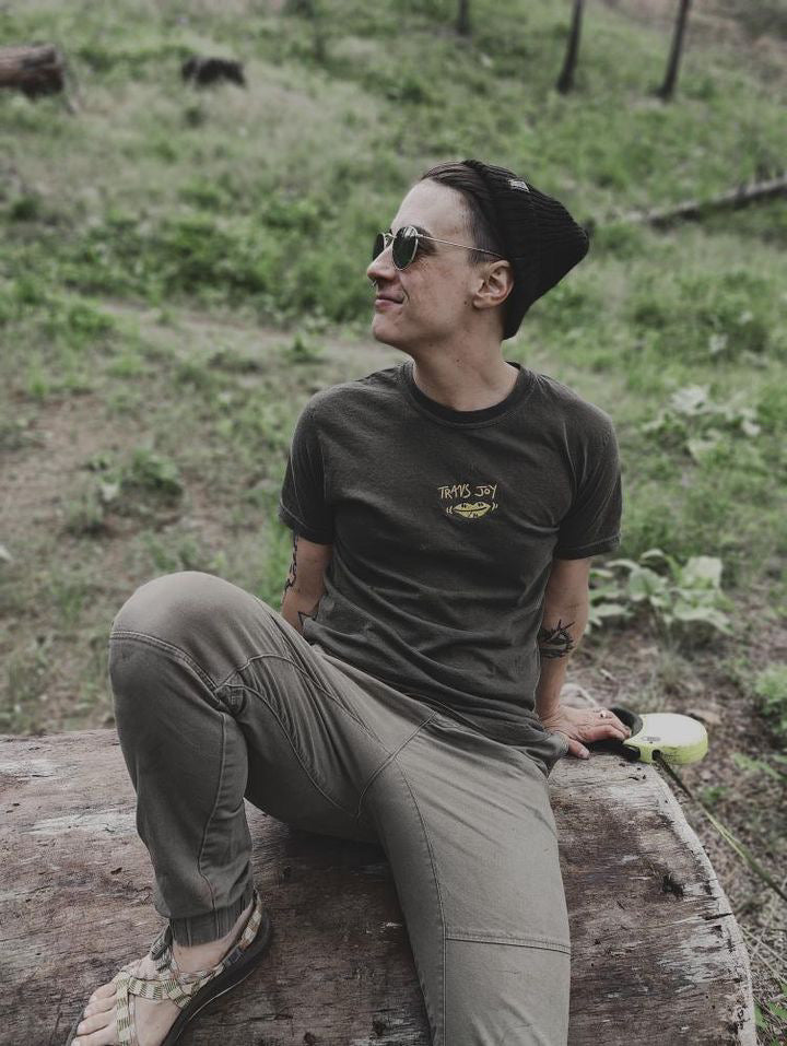 Trans Joy Embroidery Shirt