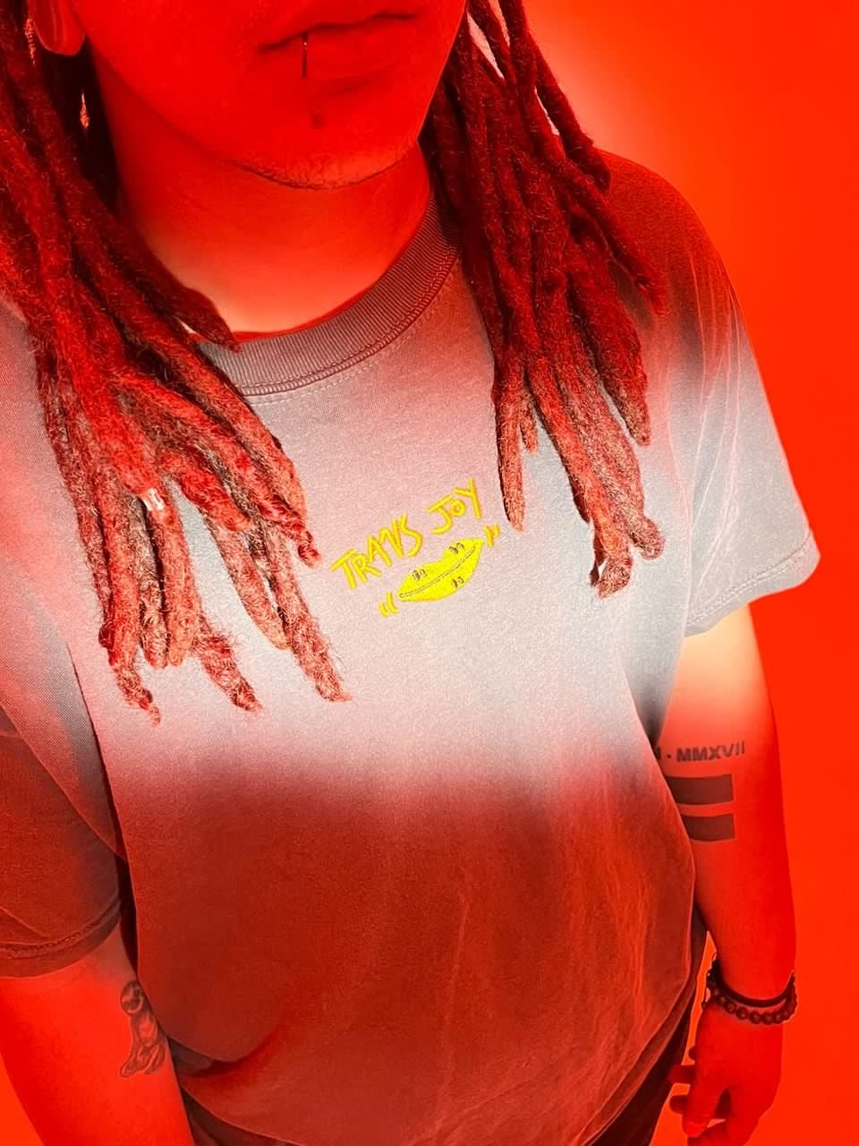 Trans Joy Embroidery Shirt