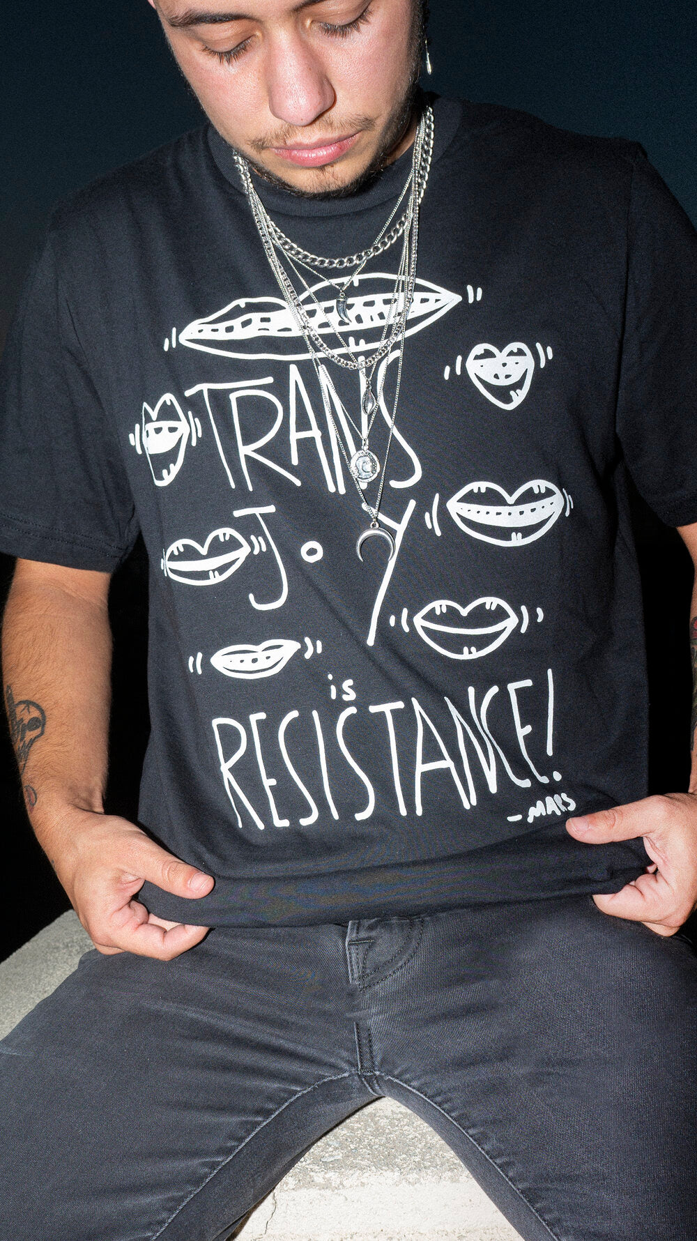 TRANS JOY IS RESISTANCE SHIRT