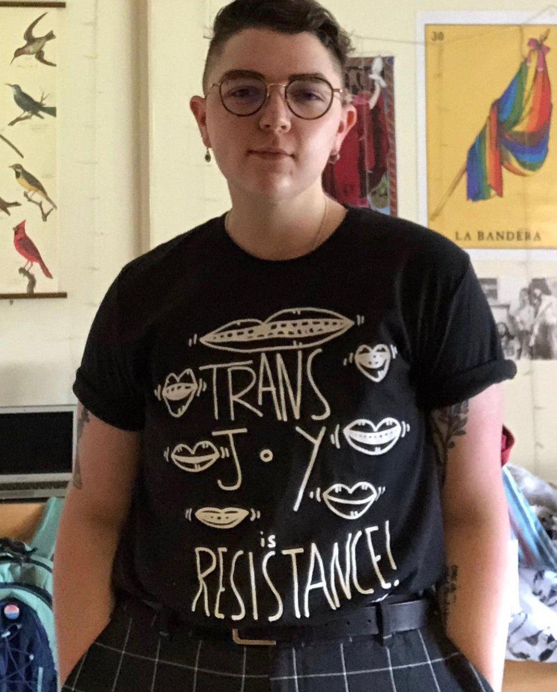 TRANS JOY IS RESISTANCE SHIRT