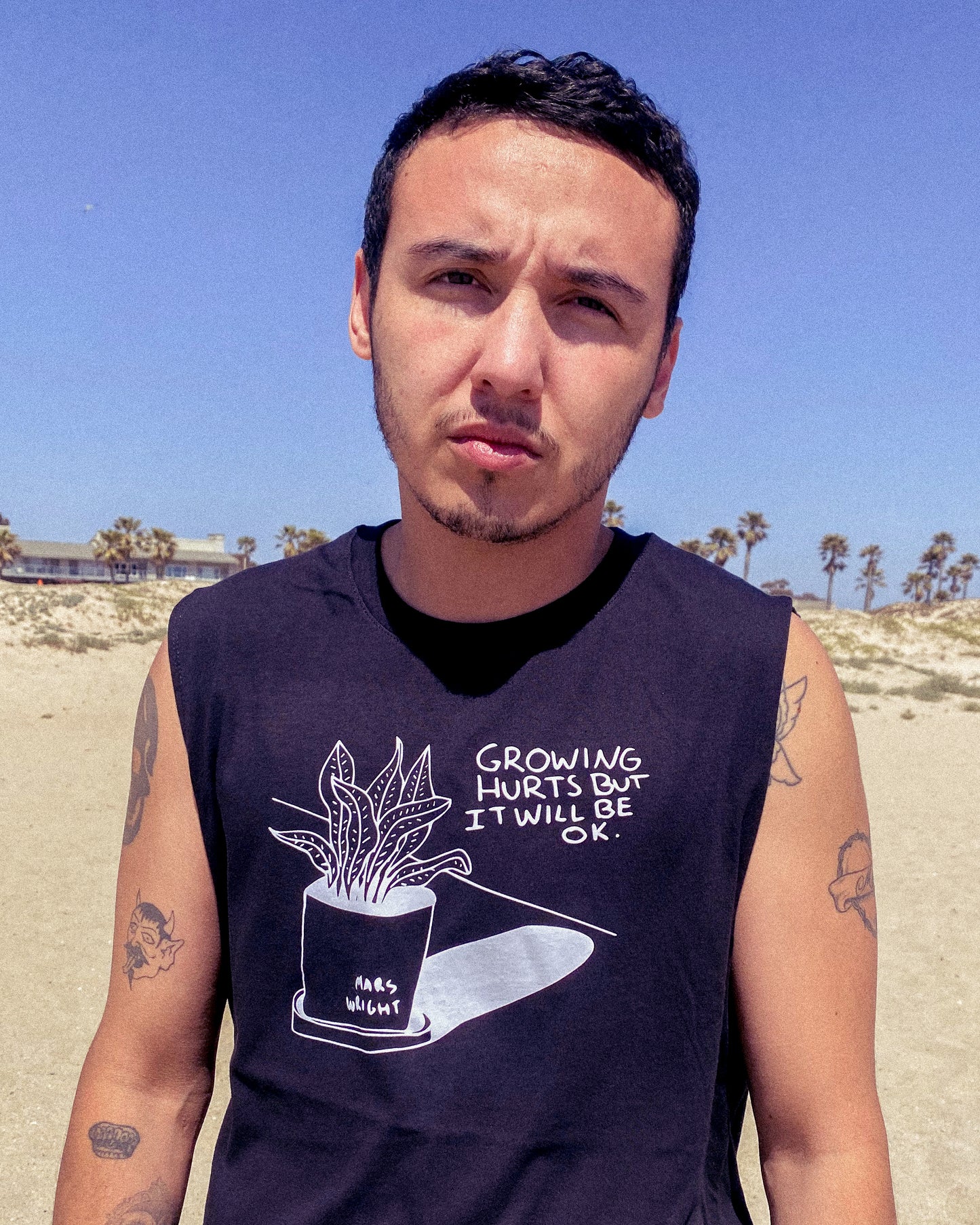 Growing Hurts Muscle Tank