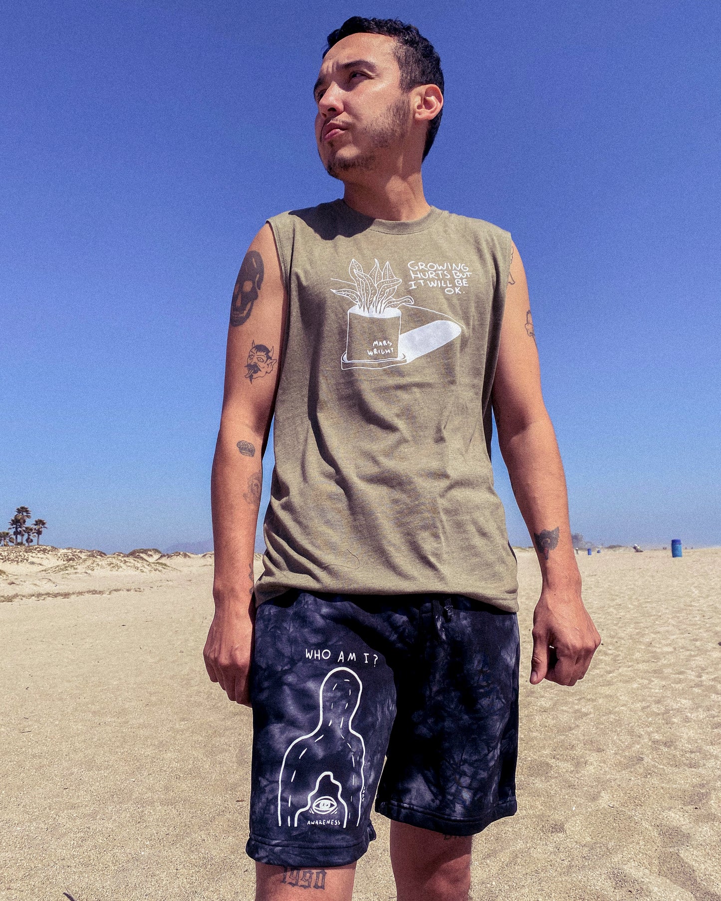 Growing Hurts Muscle Tank