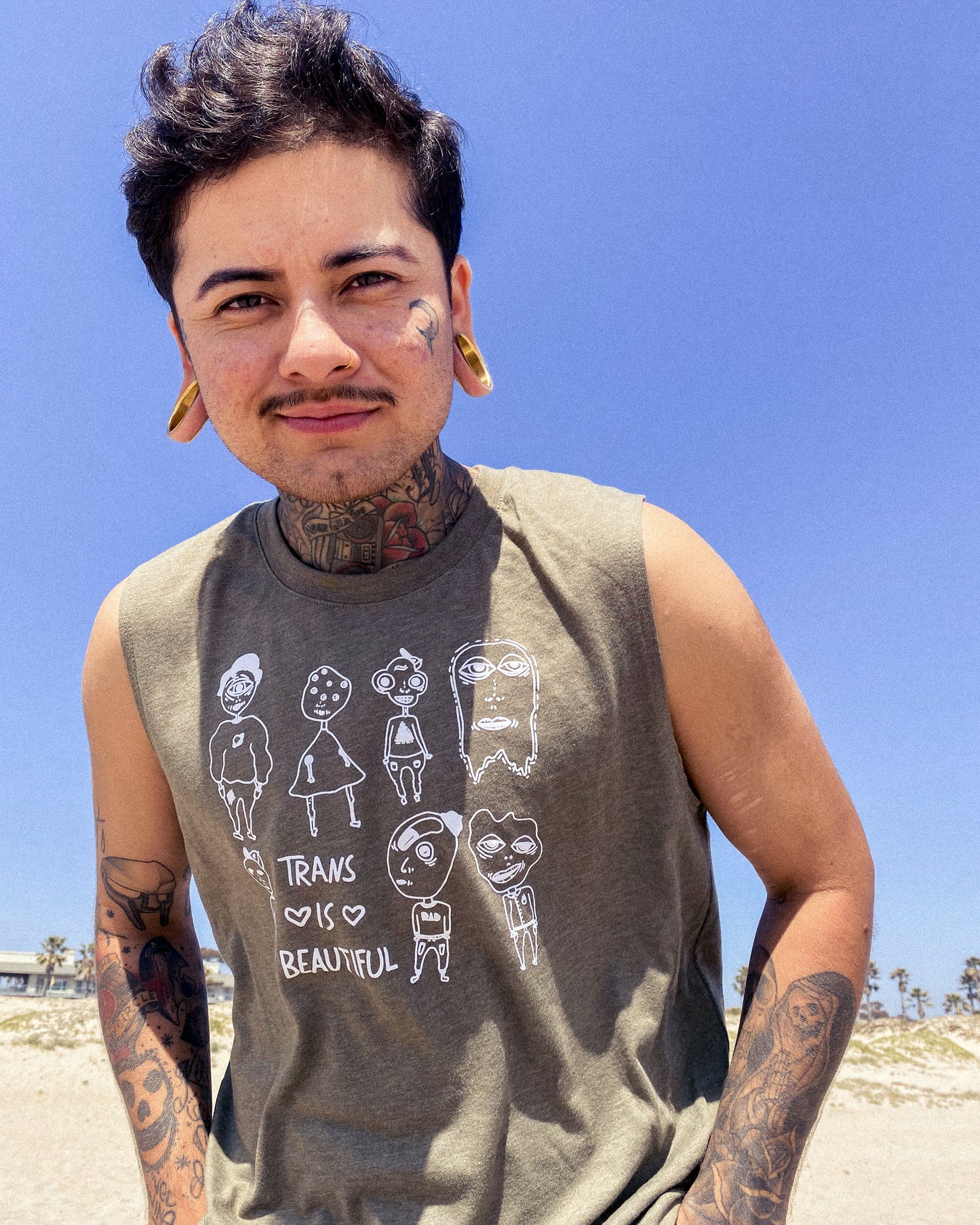 Trans Is Beautiful Muscle Tank