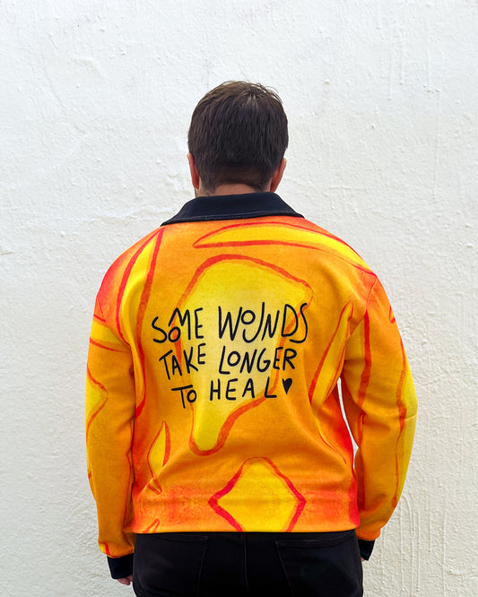 Some Wounds Take Longer to Heal Sweater