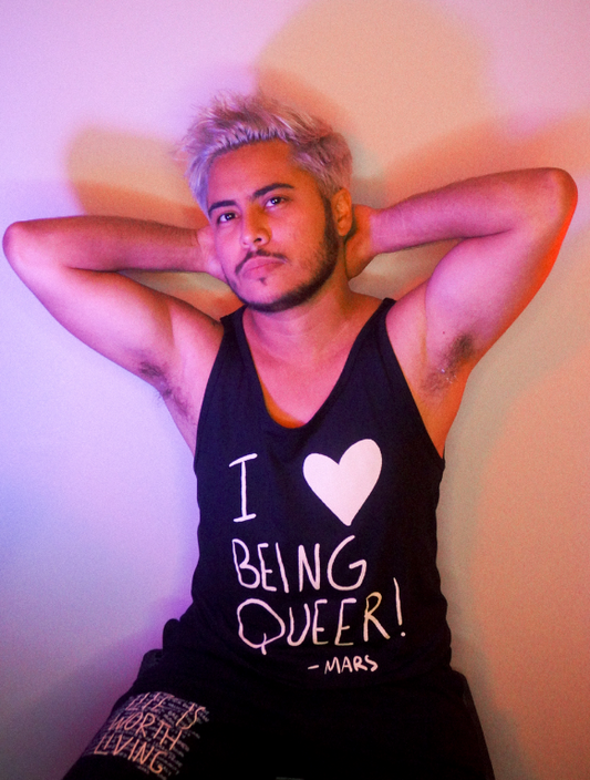 I love Being Queer Traditional Tank