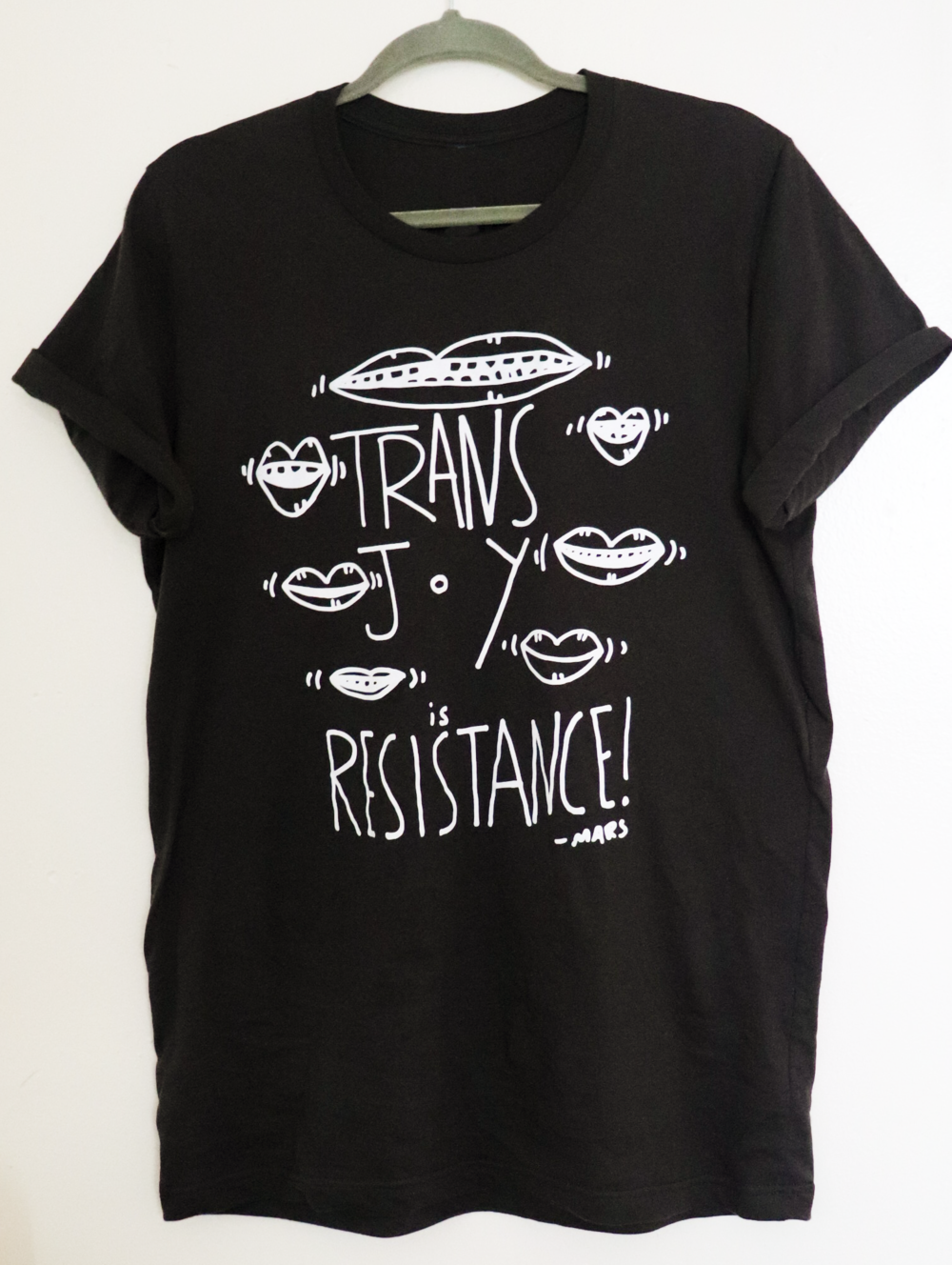 TRANS JOY IS RESISTANCE SHIRT