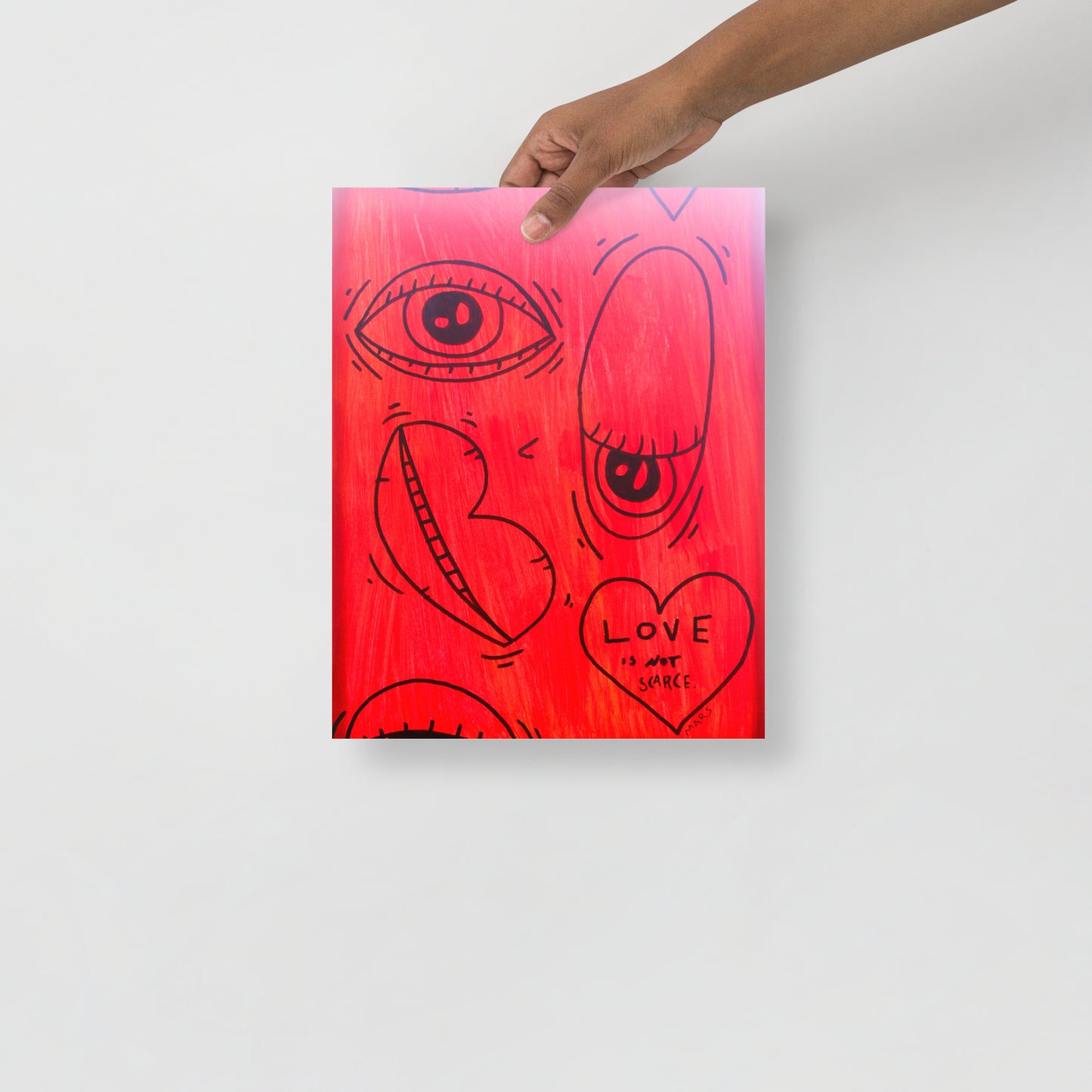 Love is not scarce print