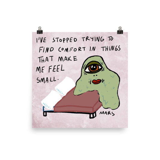 Finding Comfort Print