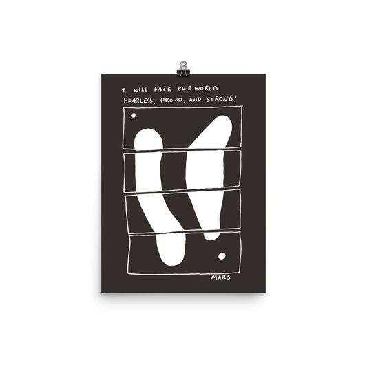 FACE THE WORLD - PRINT