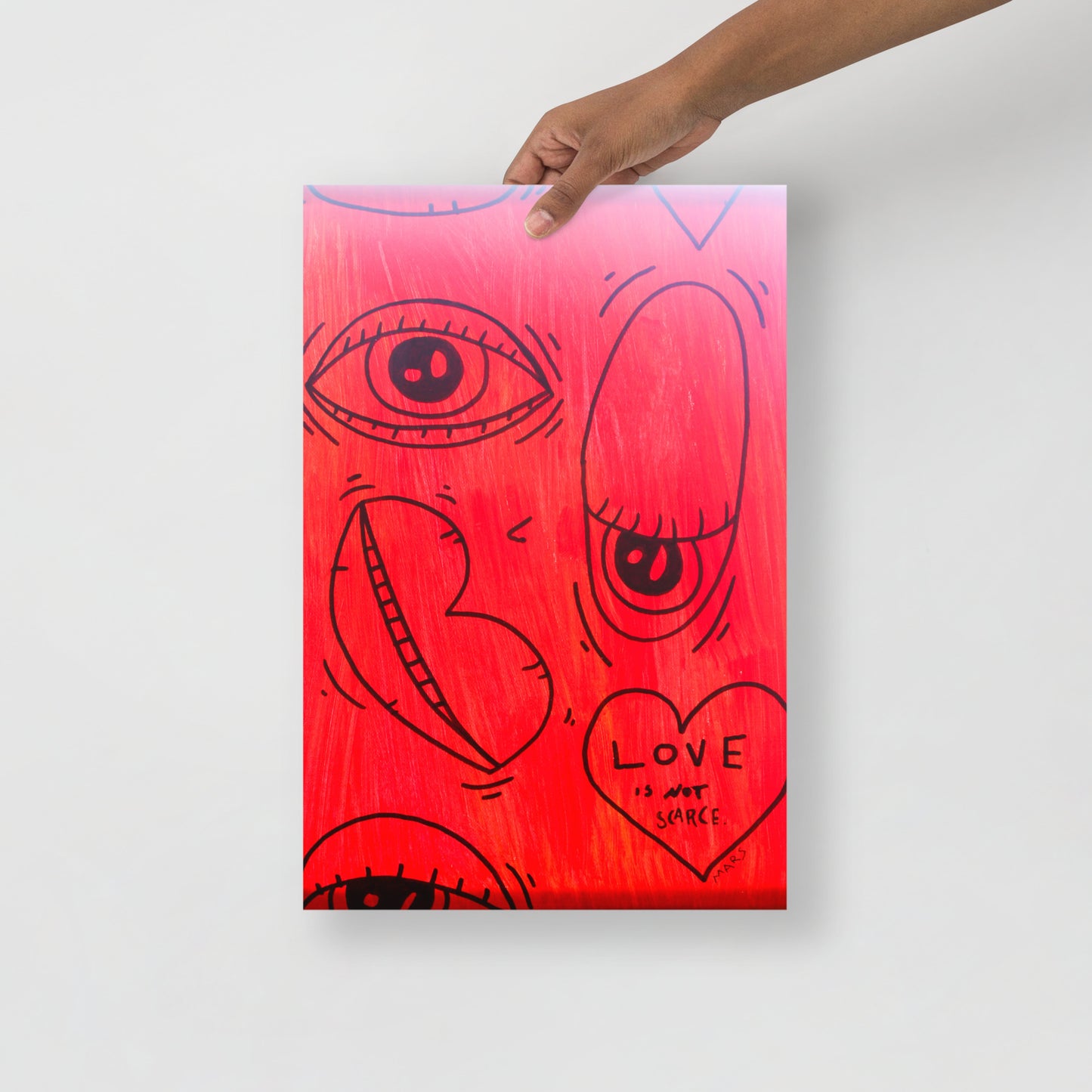 Love is not scarce print