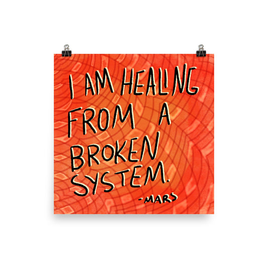 I AM HEALING PRINT