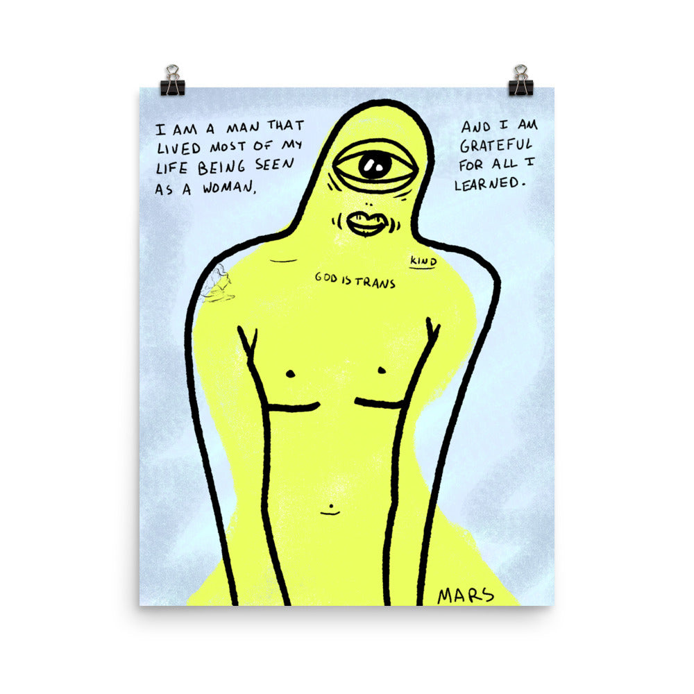MAN WHO LIVED AS A WOMAN PRINT