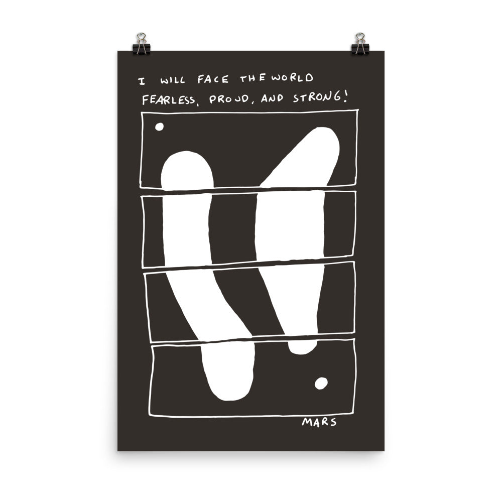 FACE THE WORLD - PRINT