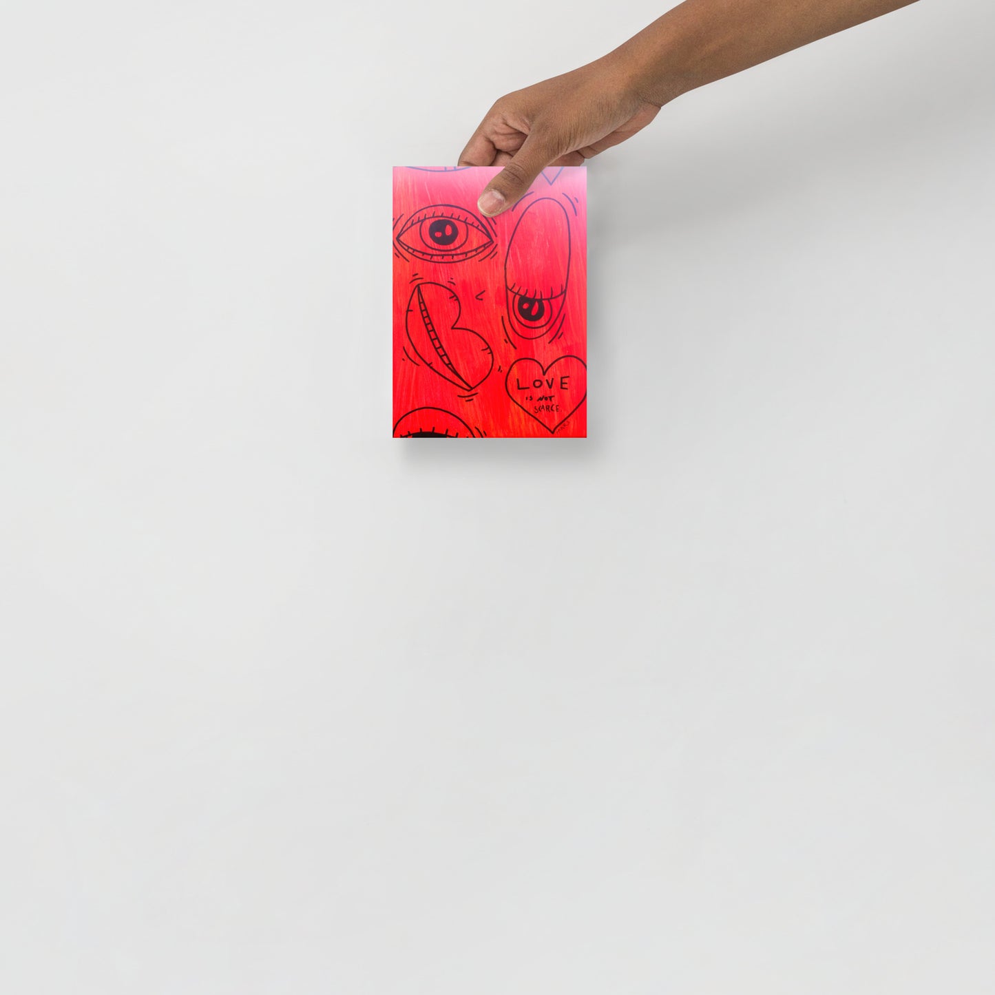 Love is not scarce print