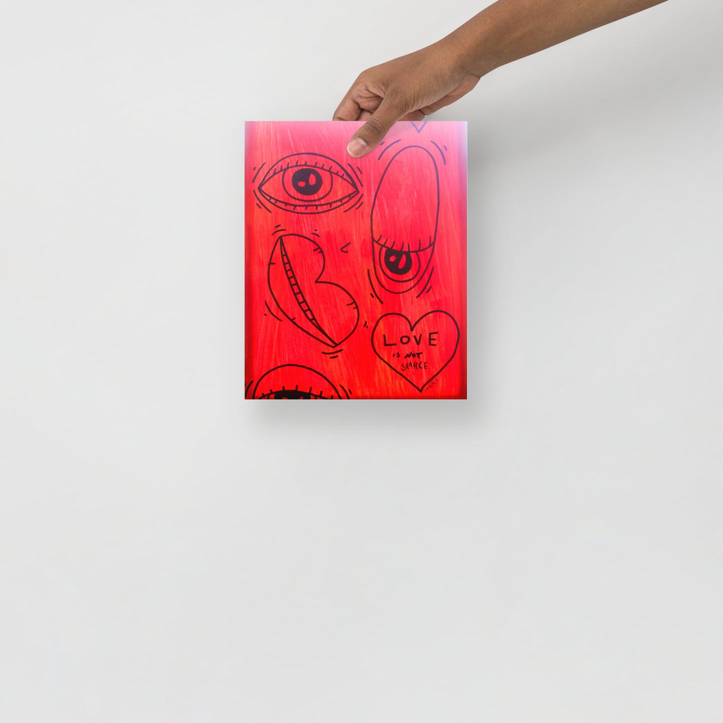 Love is not scarce print