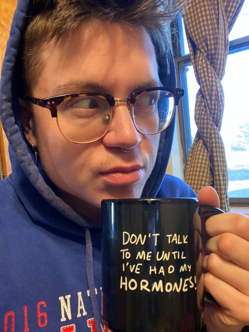 Don't talk to me until i've had my hormones mug