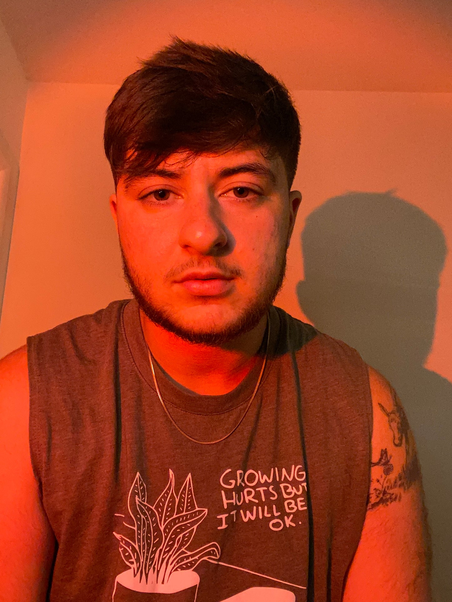 Growing Hurts Muscle Tank