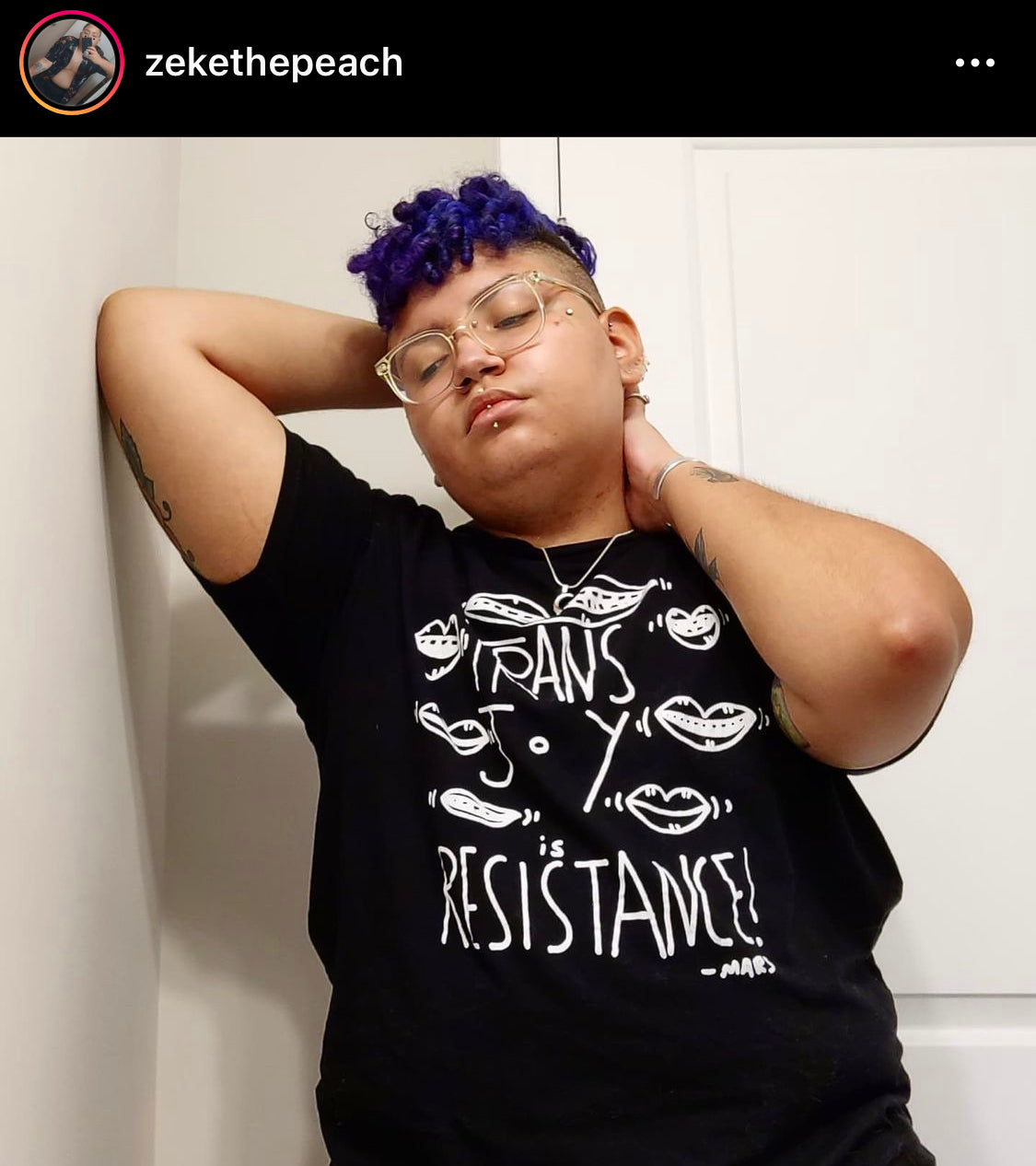 TRANS JOY IS RESISTANCE SHIRT
