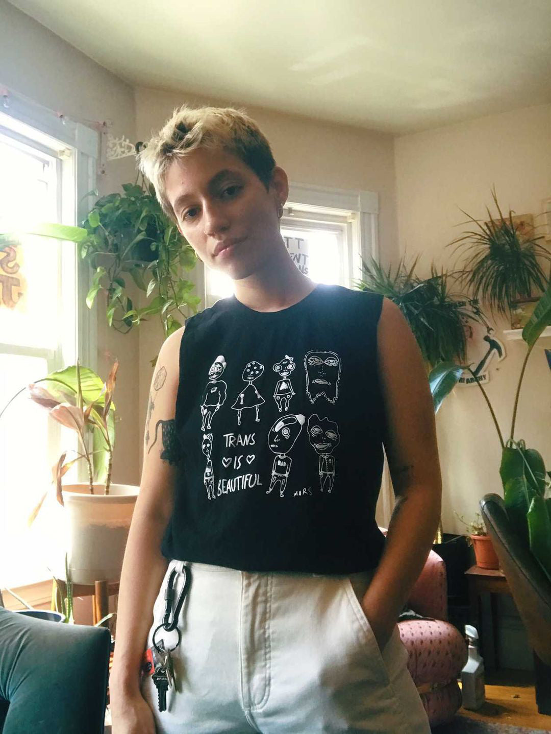 Trans Is Beautiful Muscle Tank