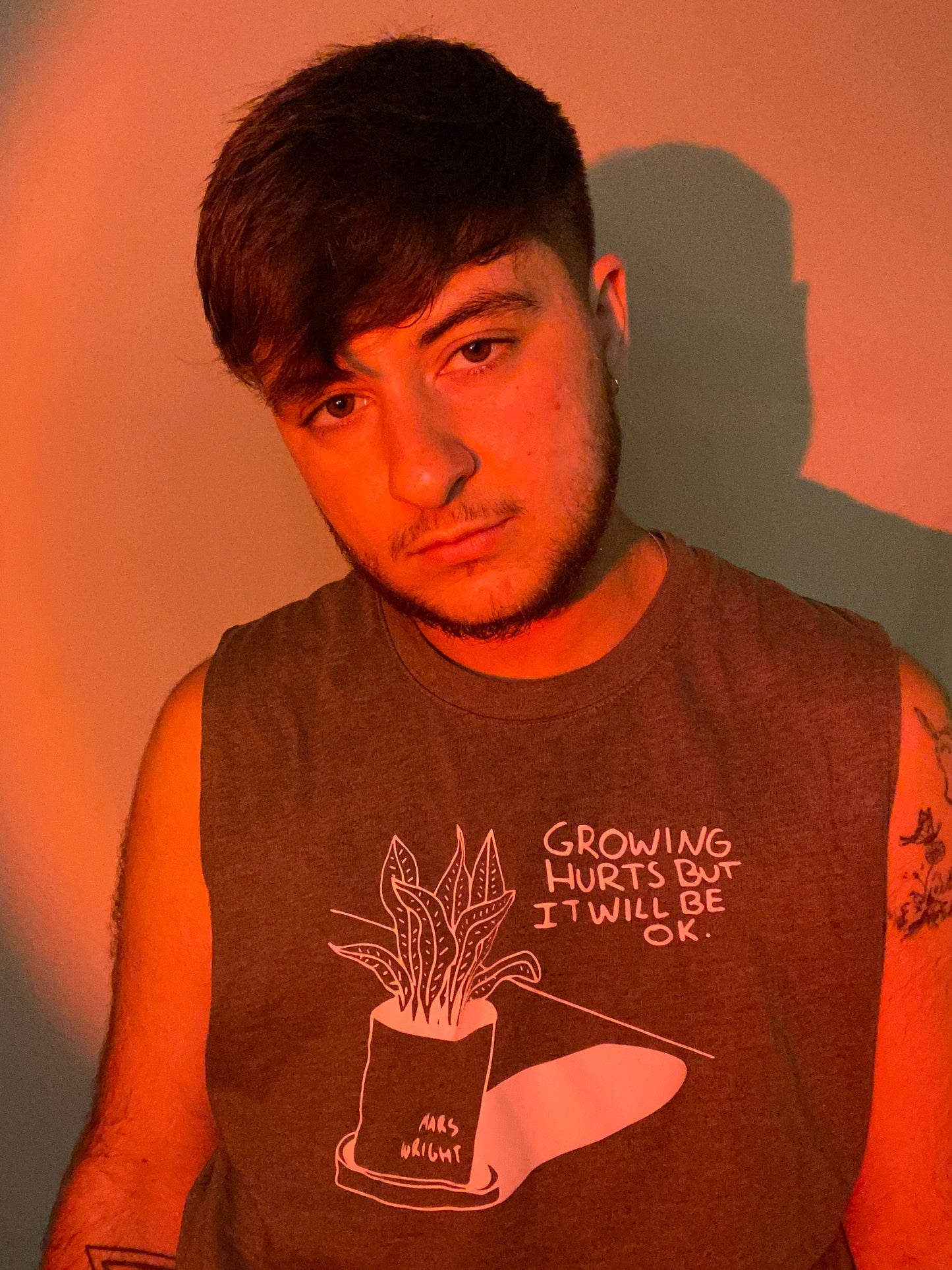 Growing Hurts Muscle Tank