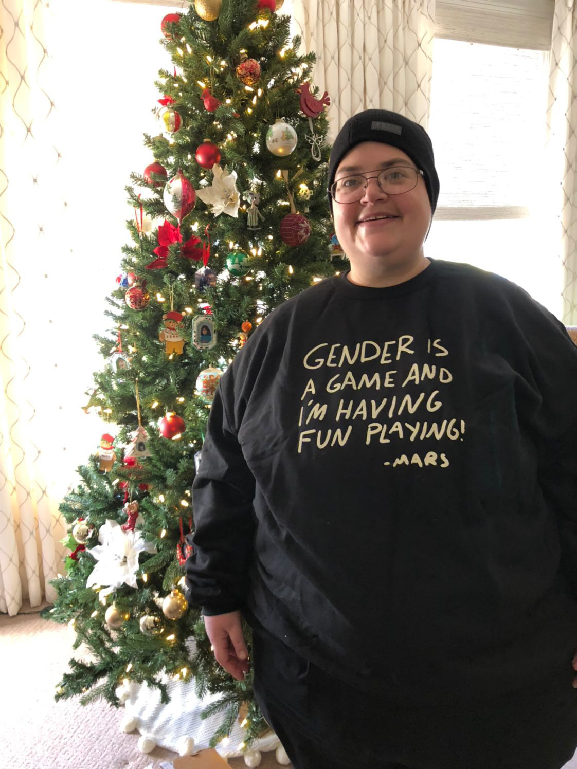 GENDER IS A GAME SWEATER