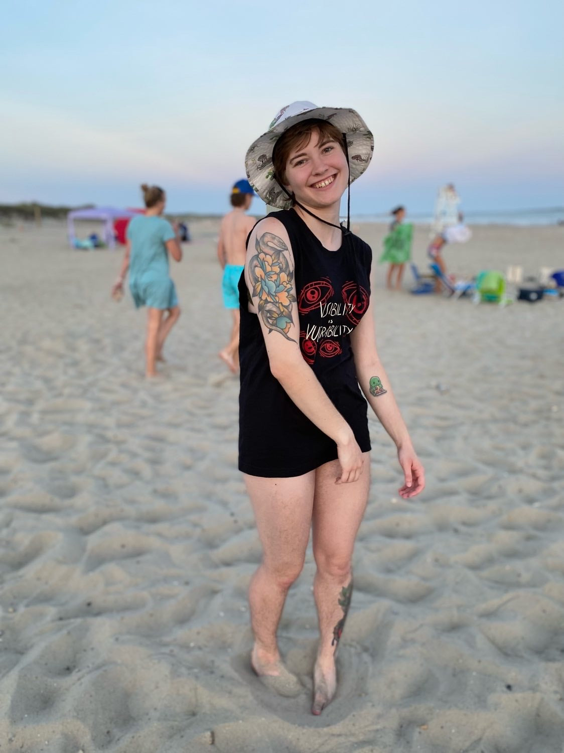 Visibility is Vulnerability Muscle Tank