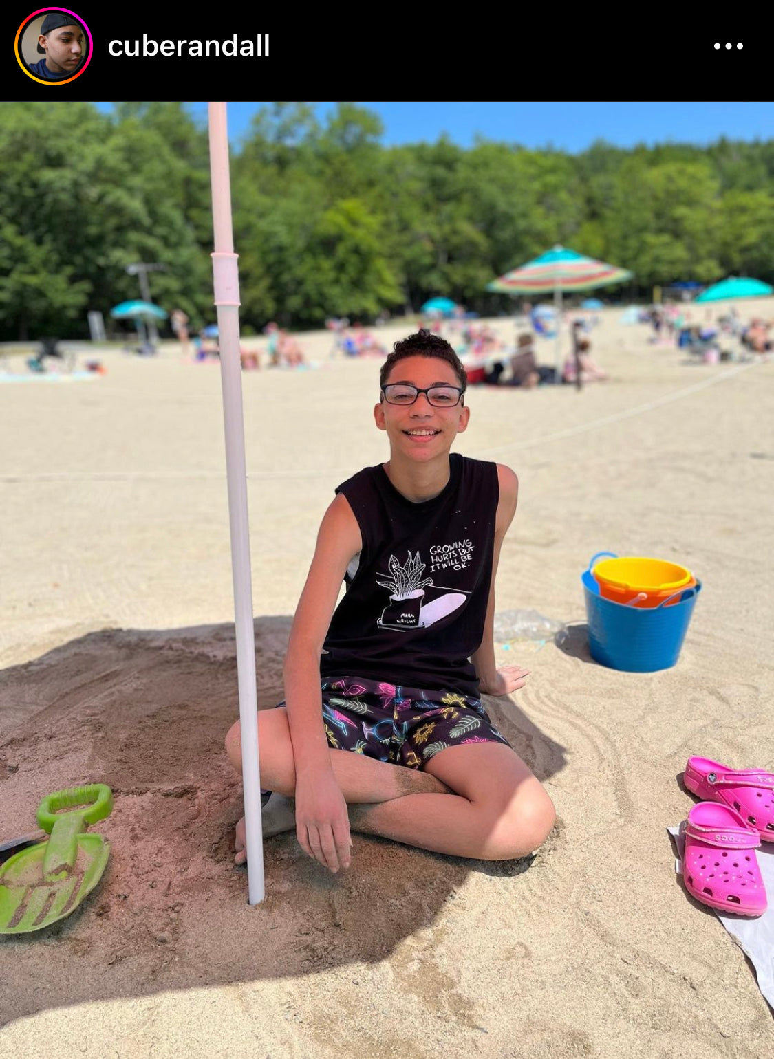 Growing Hurts Muscle Tank