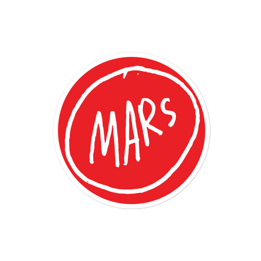 Mars Sticker