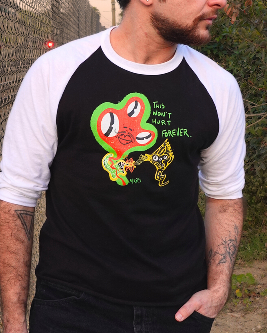 this won't hurt forever raglan shirt