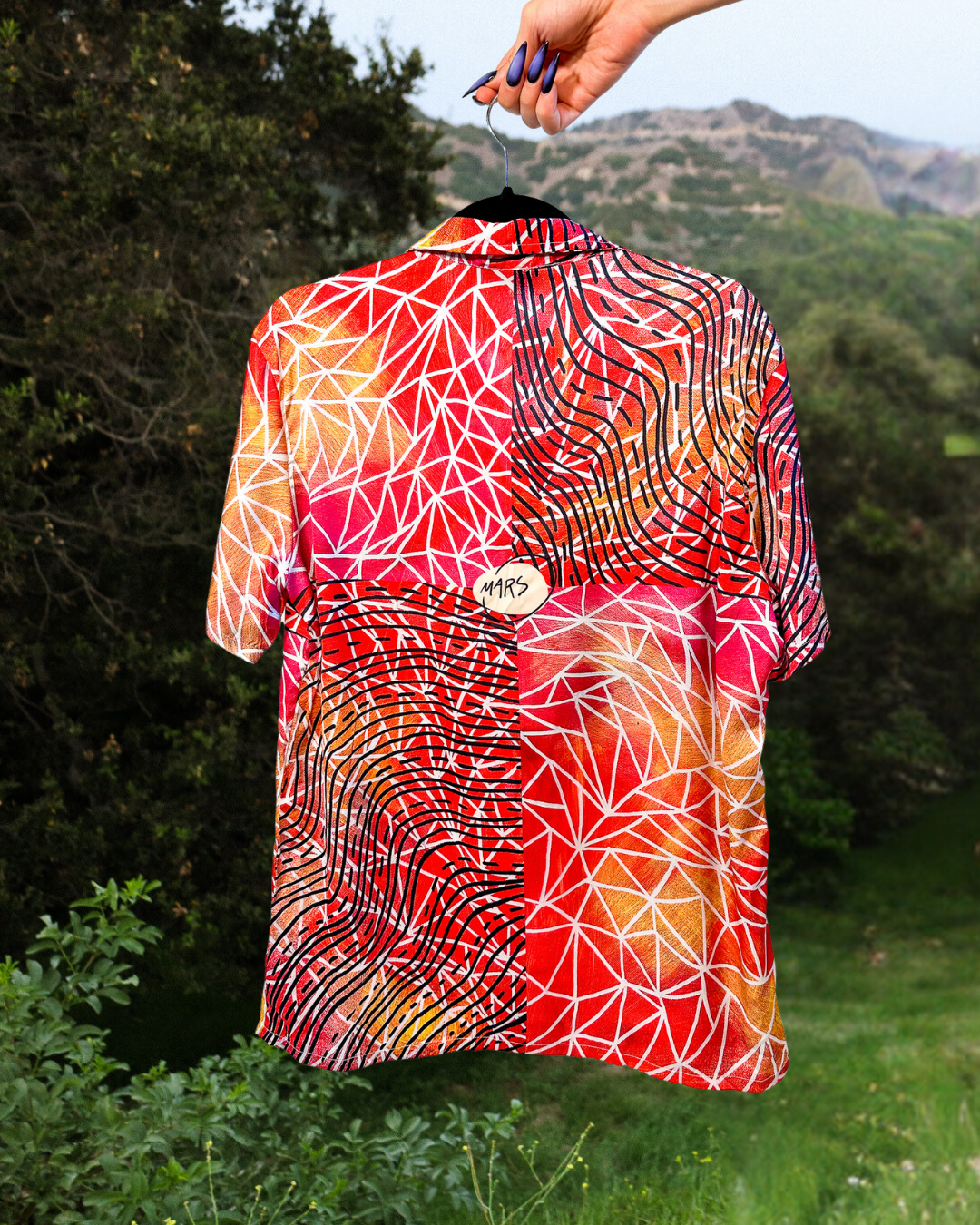 Max Printed Button Up