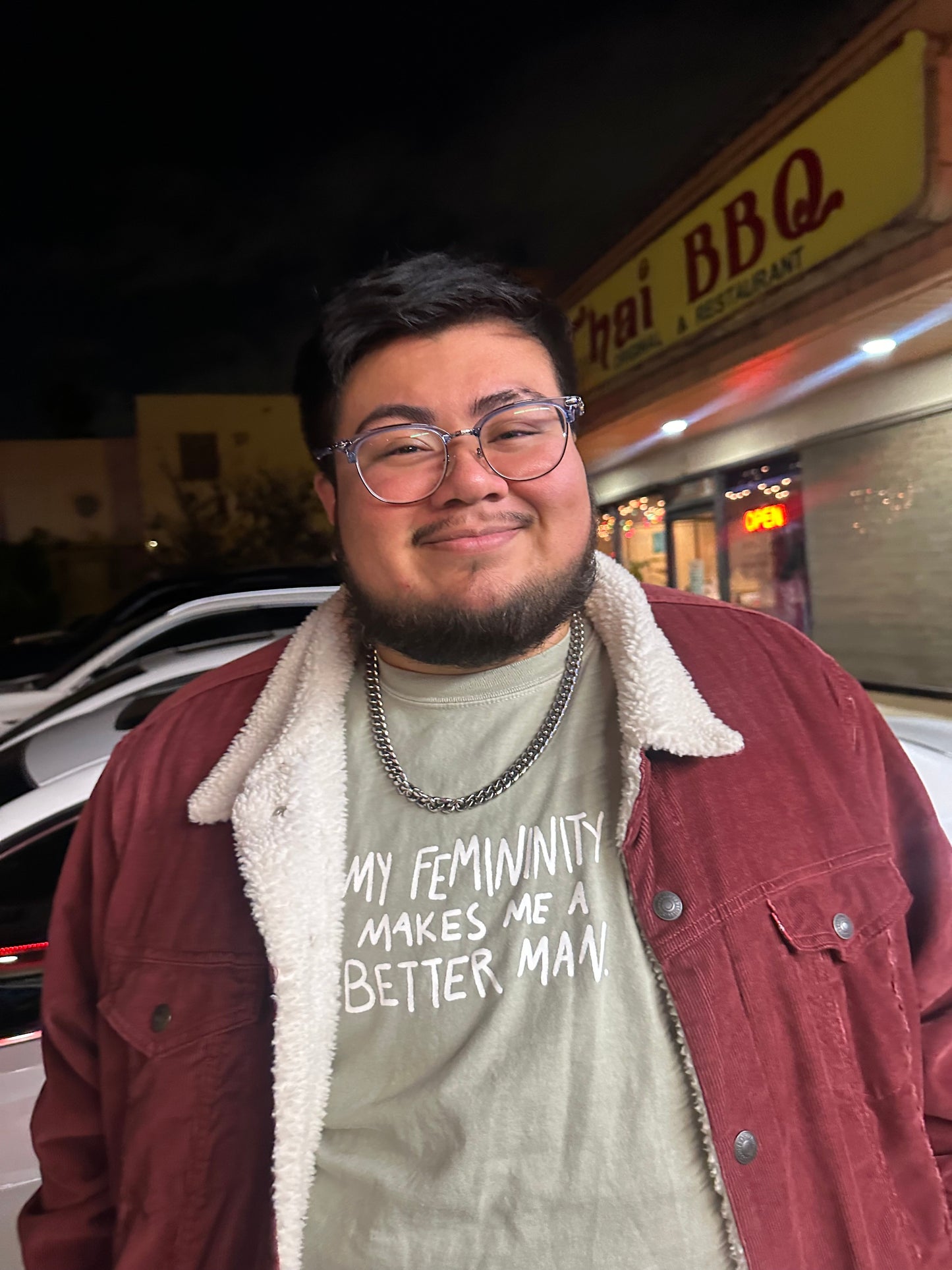 my femininity makes me a better man shirt