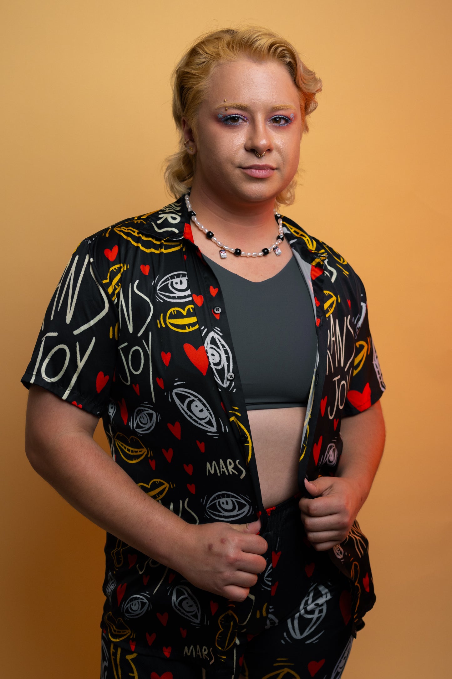 Trans Joy Printed Dysphoria-Destroying Swim/Sport Shorts (4in inseam)