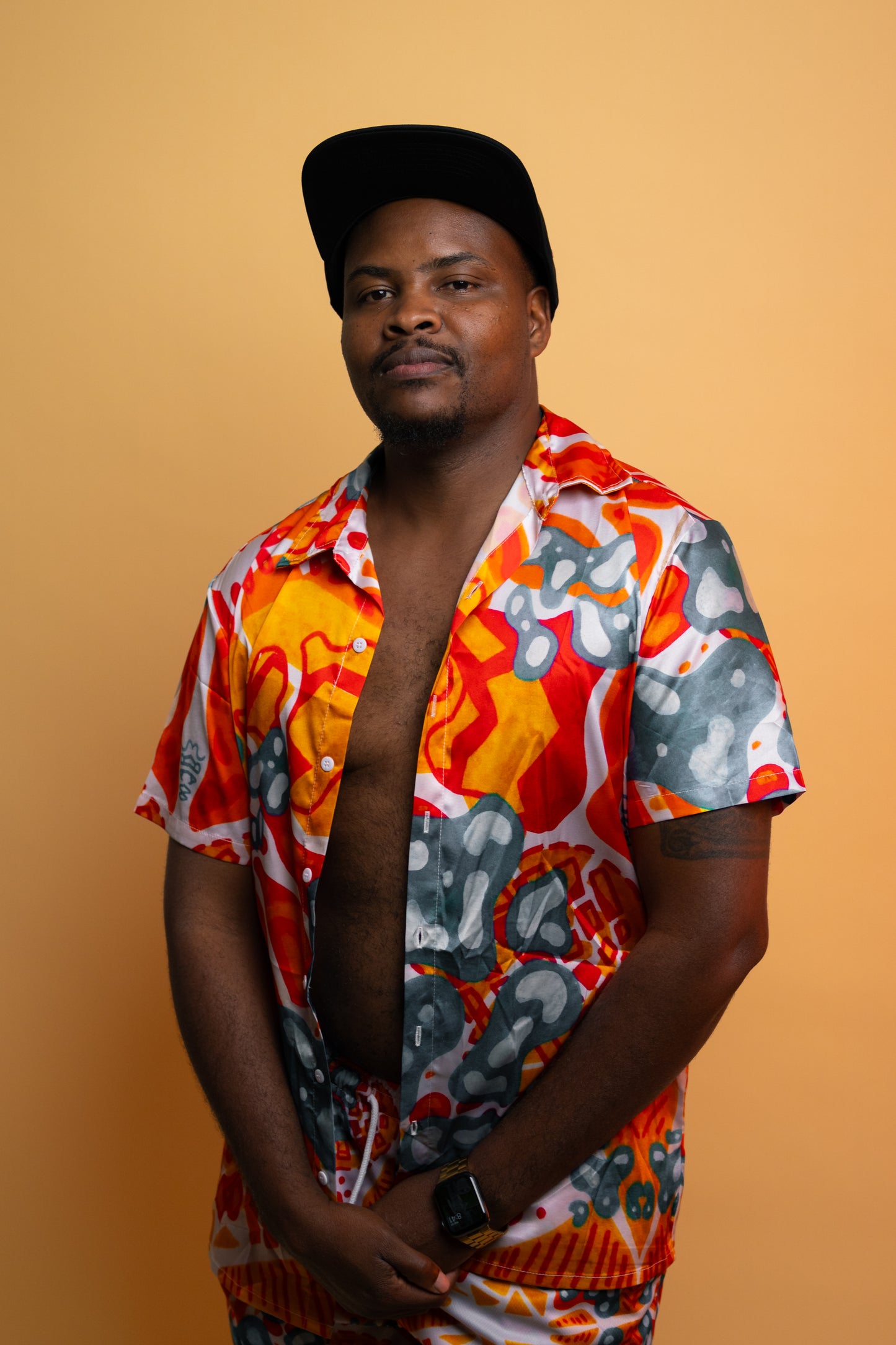 The Blobs Printed Button Up