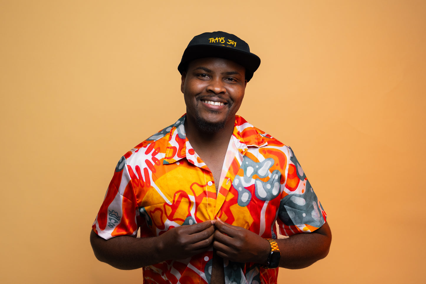 The Blobs Printed Button Up