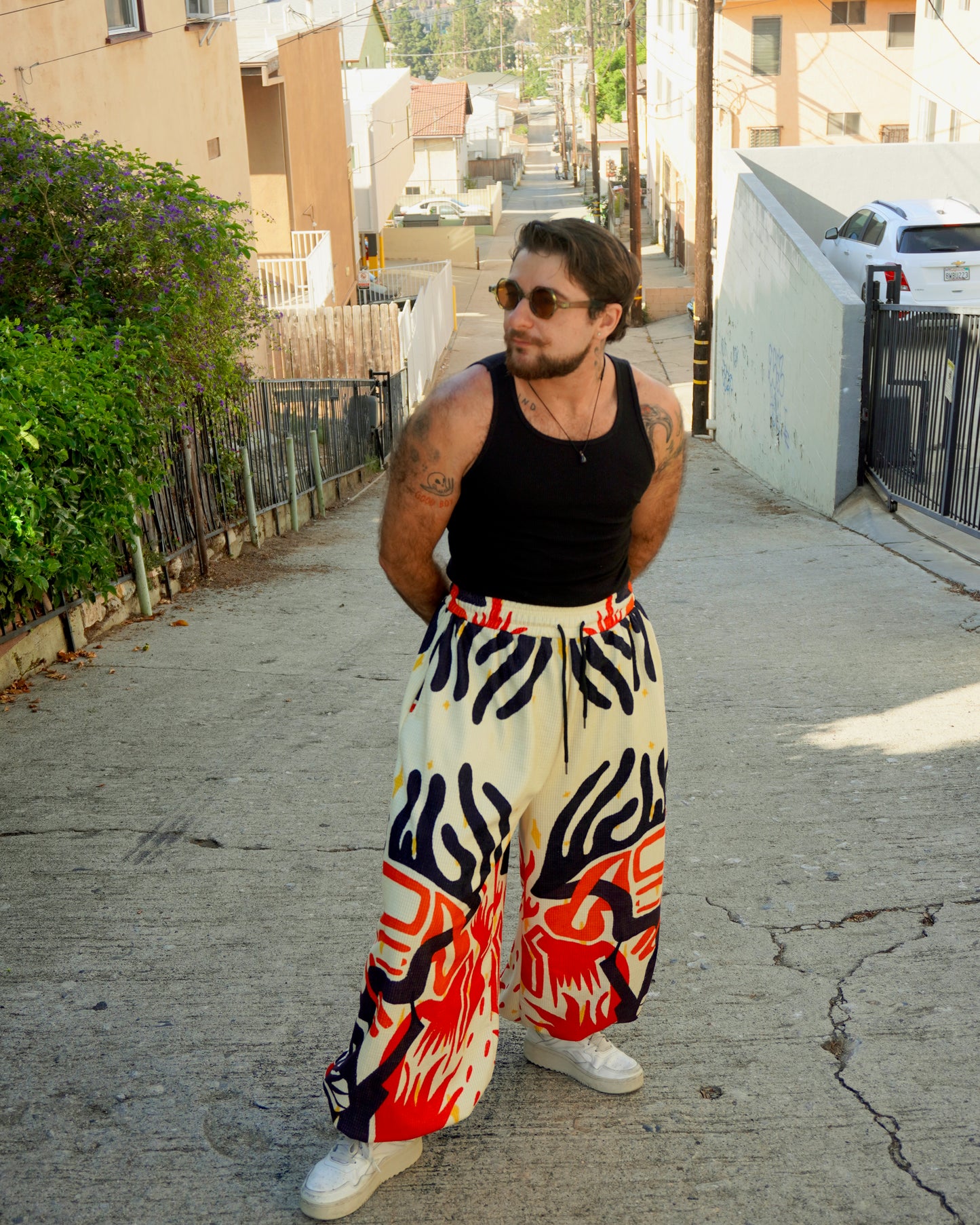fire on mars lantern pants