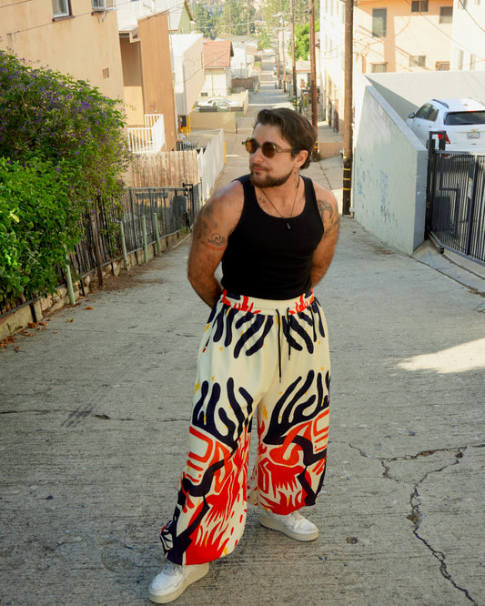 fire on mars lantern pants